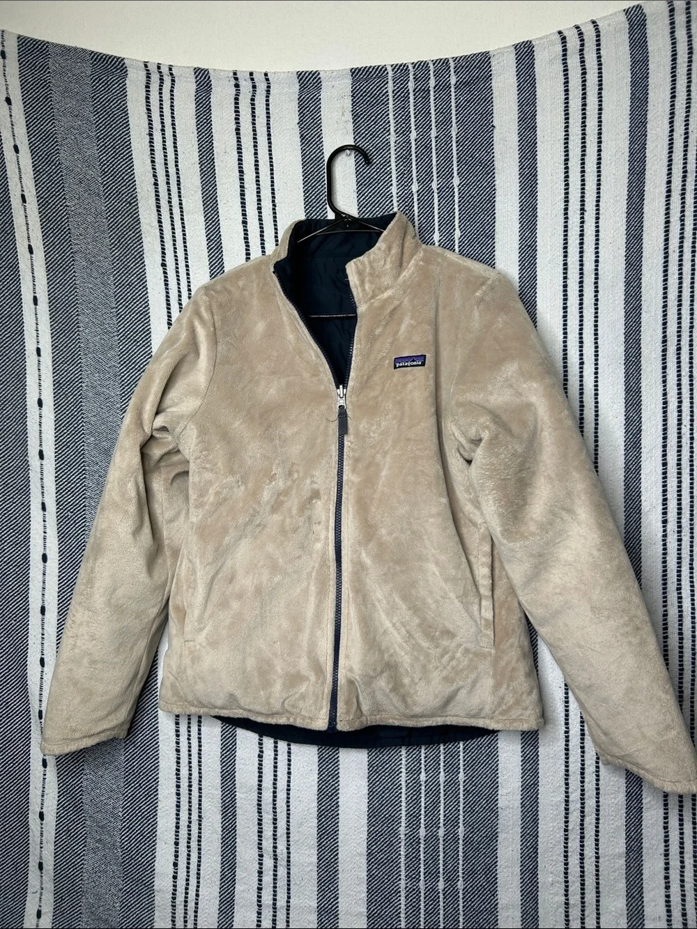 Girls Patagonia Reversible Snow Flower Jacket